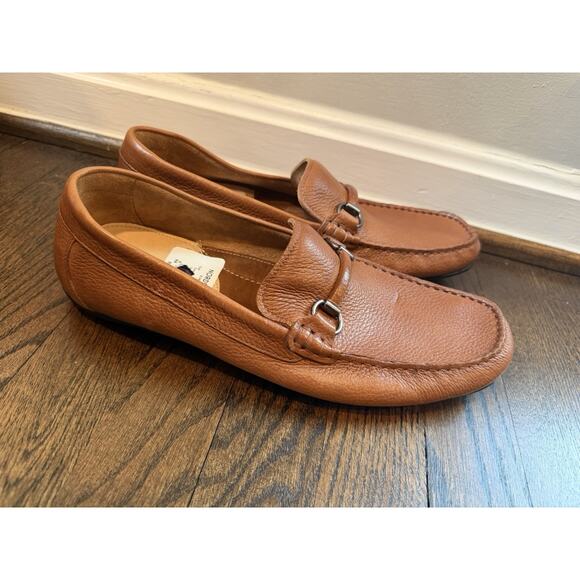 NORDSTROM RACK Leland Bit Driving Loafer Brown Men\'s 9.5 M NWT